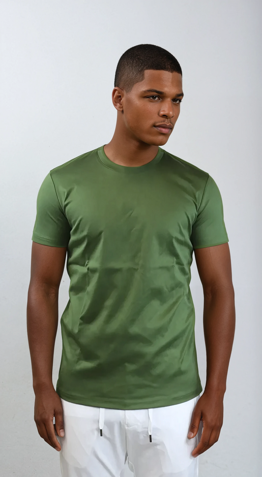 T-shirt Supima Coton Vert