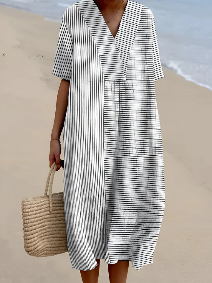 Dubois™| Robe Longue d’Été à Motifs