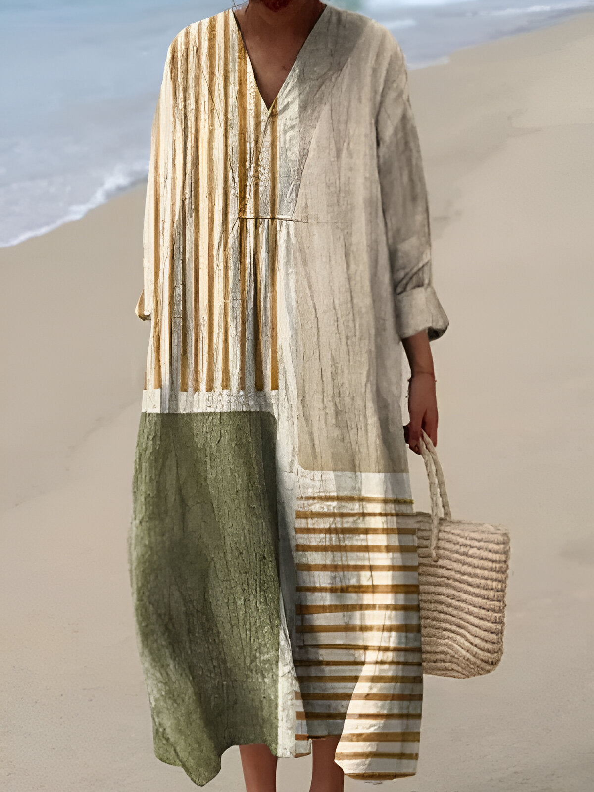 Dubois™| Robe Longue d’Été à Motifs
