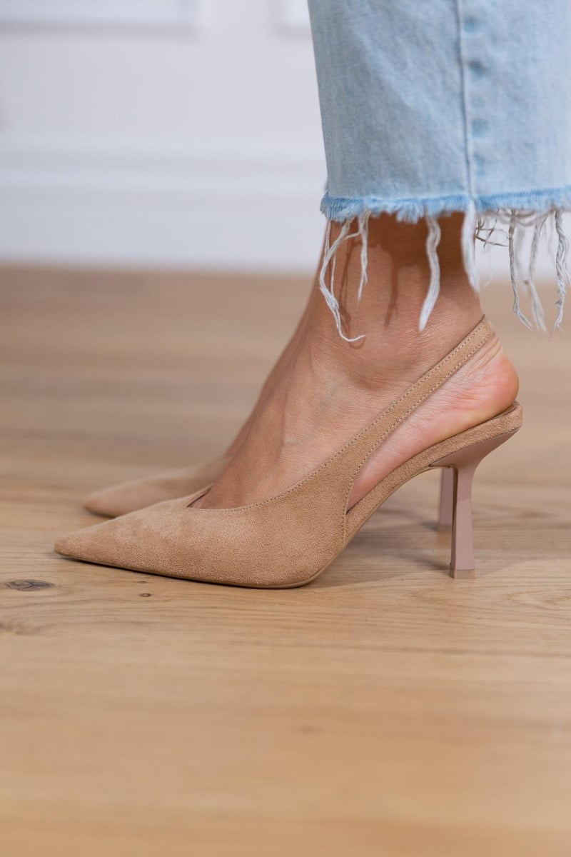 Dubois™ | Escarpins Slingback Nude